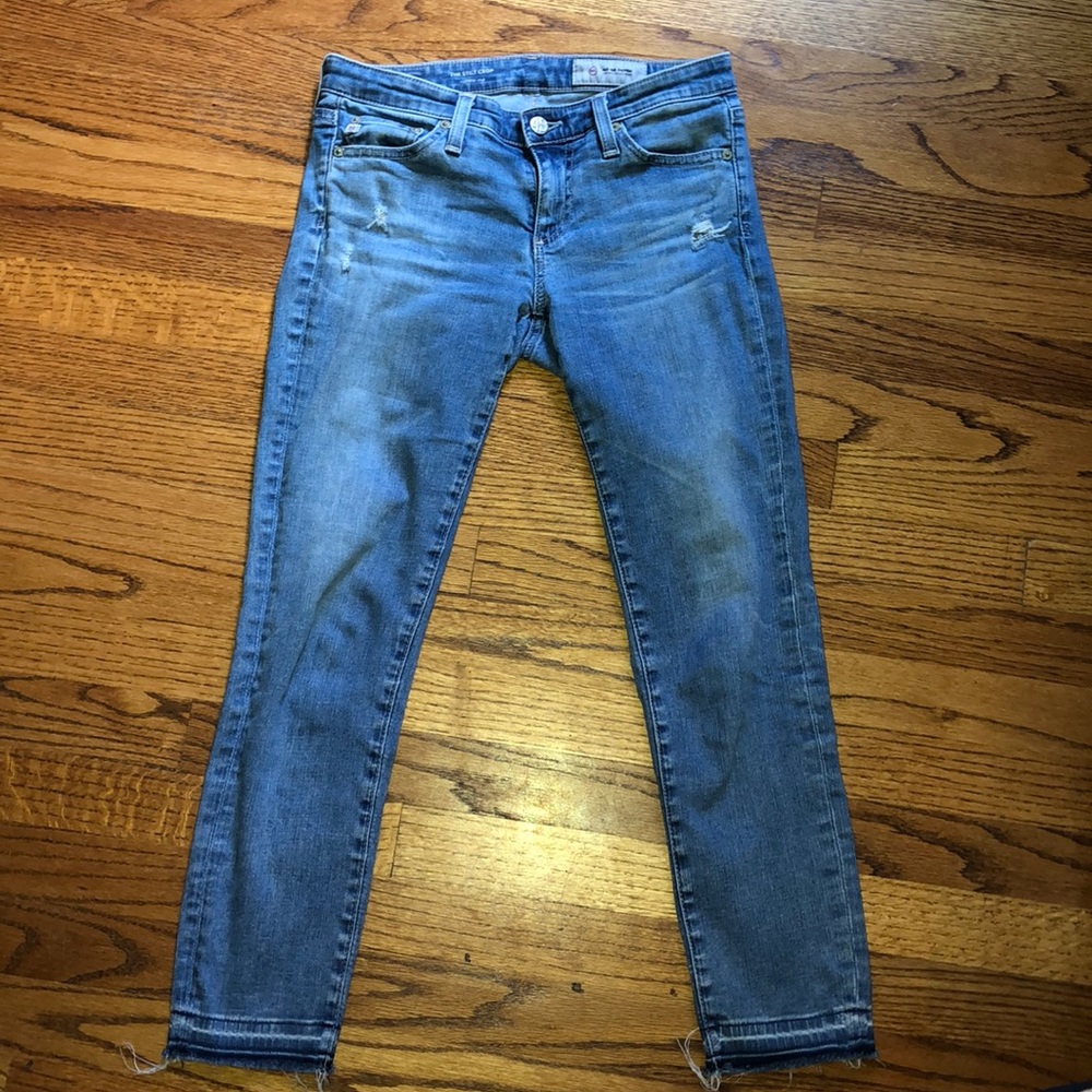 AG “The Slit Crop” Cigarette Crop